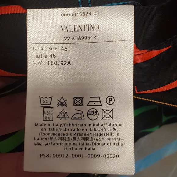 VLTN Oversized Multi Logo Print Shirt Jacket - Picture 7 of 8